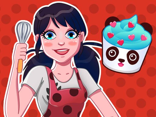 Ladybug Cooking Cupcake