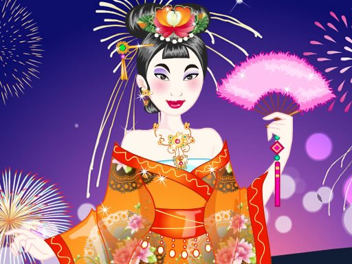 Chinese Princess Wedding Dress up