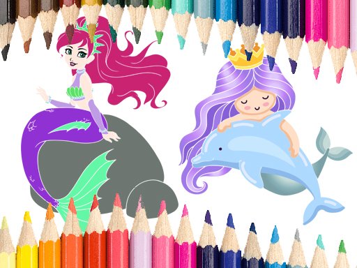 Mermaid Coloring