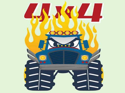 Monster Trucks Coloring