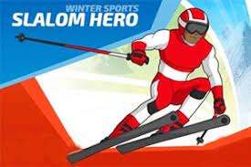 Winter Sports Slalom Hero