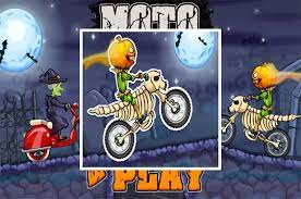 Moto X3M 6 Spooky Land